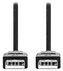 NEDIS kabel USB 2.0/ zástrčka USB-A - zástrčka USB-A/ černý/ bulk/ 5m