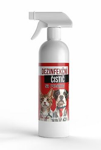 PETclean Čistič DEZINFEKČNÍ 500ml rozprašovač