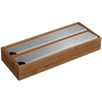 Kuchyňský zásobník na fólie 35 x 13 x 5,5 cm, tmavý bambus KESPER 59044 Kuchyňský zásobník na fólie 35 x 13 x 5,5 cm, tmavý bambus KESPER 59044