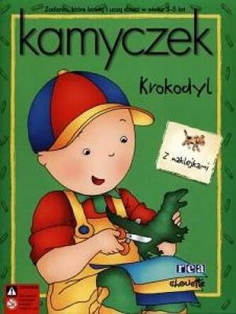 Kamyczek z naklejkami krokodyl rea