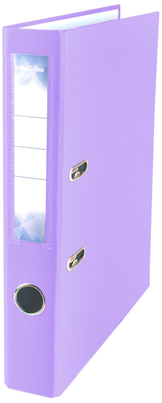 Segregator A4 50mm mech. dźwig. pastel fioletowy, Petite Office