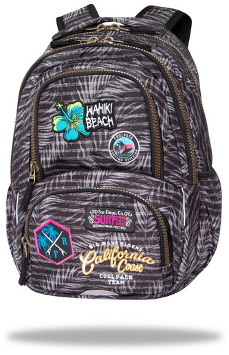 Plecak młodzieżowy Spiner Termic Grey (Badges G) CoolPack, Patio