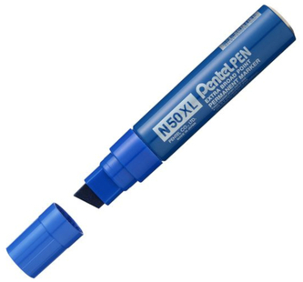 Marker permanentny N50XL niebieski C, Pentel
