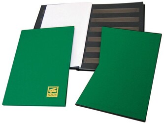 Klaser filatelistyczny 12k. 215 x 305 z futerałem oprawa introligatorska PVC 110-001, Warta