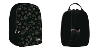 Plecak mini 1 komorowy 11"". BP75 BLACK CATS