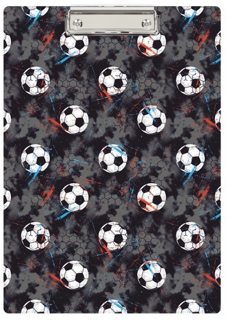 Deska z klipsem A4 z nadrukiem Piłki, Biurfol