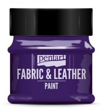 Farba do tkanin i skór 50ml fiolet, Pentart