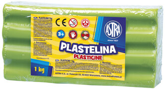 Plastelina seledynowa 1 kg 303111017, Astra