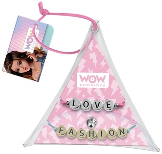 Bransoletki z napisami 2 szt. 1 z 3 wzorów WOW 07, Kids