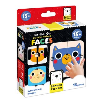 On-the-Go Puzzle Halves. Faces 15m+