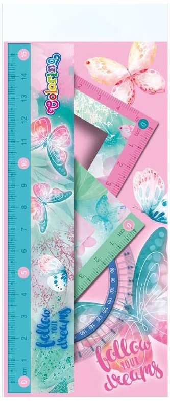 Zestaw geometryczny 4 sztuki Dreams Colorino, Patio Zestaw geometryczny 4 sztuki Dreams Colorino, Patio