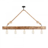 Stropní svítidlo Erebos hnědé