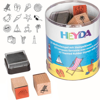 Stemple zest. 15szt.+podusz.. Wakacje(Urlaub), Heyda