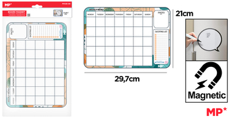 Tablica A4 z magnesem Plan tygodnia PN126-06, Main Paper