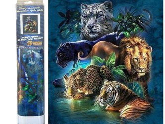 Diamantový obrázek - Šelmy 30x40cm Diamantový obrázek - Šelmy 30x40cm