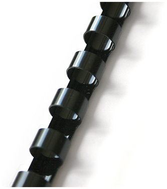 Grzbiety grzebieniowe 10 mm czarny (do 65k) op. 100 szt., Argo