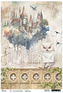 Papier ryżowy A4 Magic Castle, Stamperia