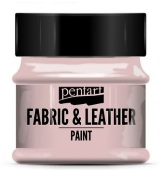 Farba do tkanin i skór 50ml różowa, Pentart