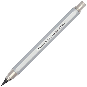 Ołówek automatyczny 5.6 mm Kubuś srebrny korpus metal. 6-kąt. z temp., Koh-I-Noor