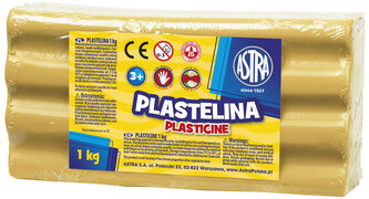 Plastelina brązowa-jasna 1 kg 303111020, Astra
