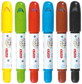 Kredki 6-kol. żelowe 10671816, Herlitz