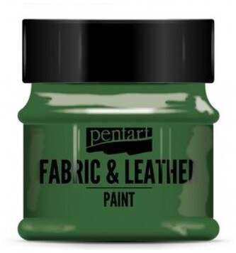 Farba do tkanin i skór 50ml zielona, Pentart