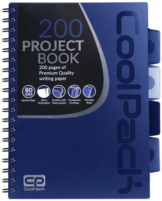Kołonotes B5 dark blue CoolPack, Patio
