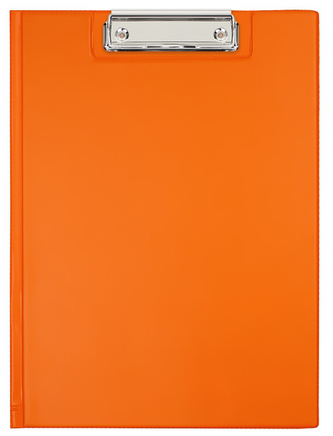 Teczka z klipsem A4 pomar. (orange) PVC KKL-04-04, Biurfol