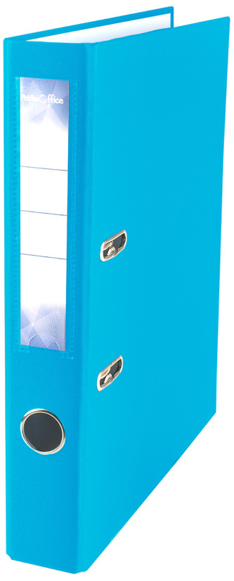 Segregator A4 50mm mech. dźwig. pastel niebieski, Petite Office