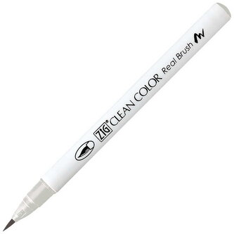 Marker Clean Color Real Brush - fog gray 904, Kuretake