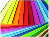 Karton B2 50x70 cm 300 g/m2 14 bananowy op. 10 ark., Folia
