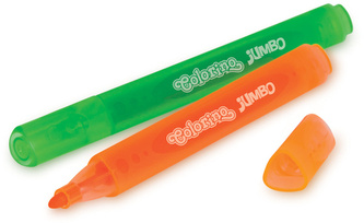 Flamastry 6-kol. trójkątne neonowe Jumbo Colorino, Patio