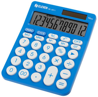 Kalkulator RK2311BL - okrągłe przyciski, niebieski, Eleven