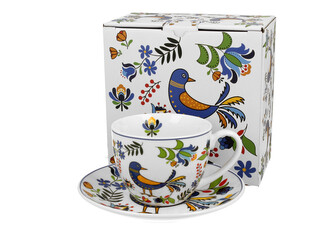 Filiżanka ze spodkiem PTASZEK KASZUBSKI