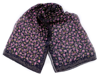 Letní šátek / šála 50x160 cm - 1 ks - 2 modrá tmavá lila