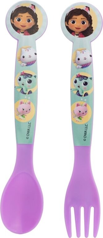 STOR Dětský příbor 2ks Gábinin kouzelný domek