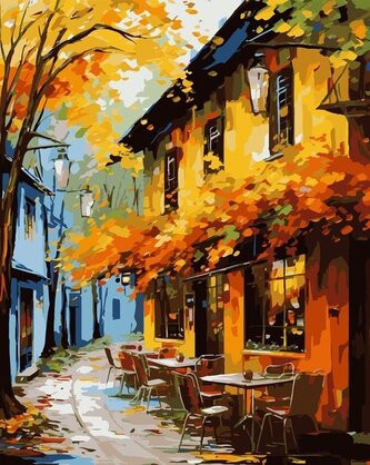 Malowanie po numerach 40x50 Jesień Malowanie po numerach 40x50 Jesień