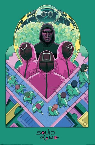 Plakát, Obraz - Squid Game 2 - Namon, 61 × 91.5 cm