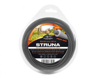 Struna do sekačky PROFIDUO kulatá 3mmx20m Struna do sekačky PROFIDUO kulatá 3mmx20m