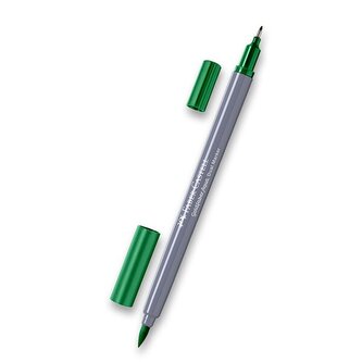 Popisovač Faber-Castell Goldfaber Aqua Dual Marker výběr barev smarag. zelená, 163