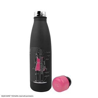 Láhev Squid Game - Young-Hee Blueprint Black, 0,5 l
