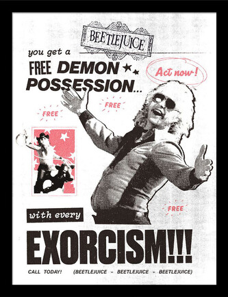 Obraz na zeď - Beetlejuice - Exorcism, 34.3 x 44.5 cm