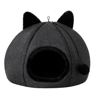 Reedog Kitty Head Black Iglu pro kočky-S