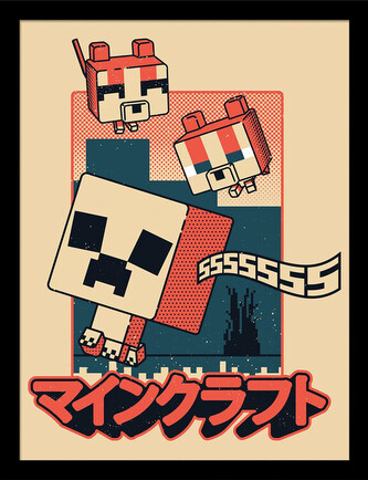 Obraz na zeď - Minecraft - Chibi Comic, 34.3 x 44.5 cm