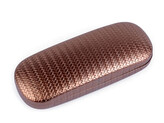 Pouzdro na brýle perleťové 6x16 cm - 1 ks - 2 hnědá koňak