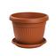 Gardino, Květináč MEDITERAN průměr 25 cm s podmiskou, terakota