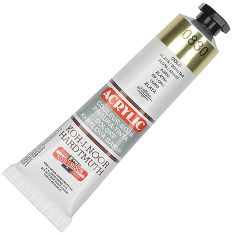 Farba akrylowa złota 0810 40 ml, Koh-I-Noor Farba akrylowa złota 0810 40 ml, Koh-I-Noor