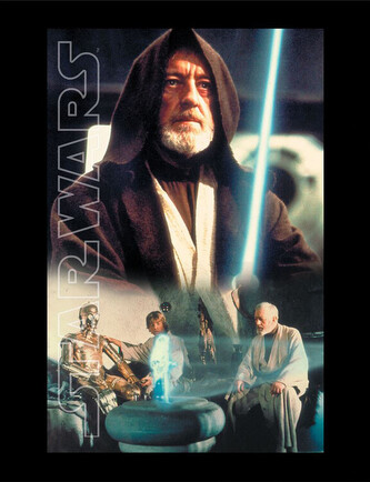 Obraz na zeď - Star Wars - Obi Key Art, 34.3 x 44.5 cm