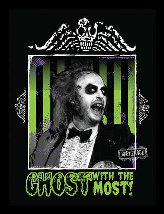 Obraz na zeď - Beetlejuice - Ghost With The Most, 34.3 x 44.5 cm
