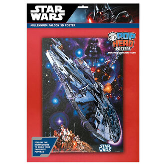 Plakát 3D - Star Wars: Millennium Falcon